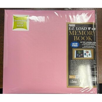 PIONEER PIONEER LEATHERETTE MEMORY BOOK PASTEL SOFT PINK 8x8 ALBUM