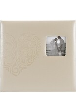 PIONEER PIONEER COEUR GAUFRÉ MARIAGE 12x12 ALBUM RELIURE À VIS AVEC FENÊTRE