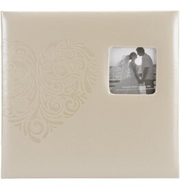 PIONEER PIONEER COEUR GAUFRÉ MARIAGE 12x12 ALBUM RELIURE À VIS AVEC FENÊTRE