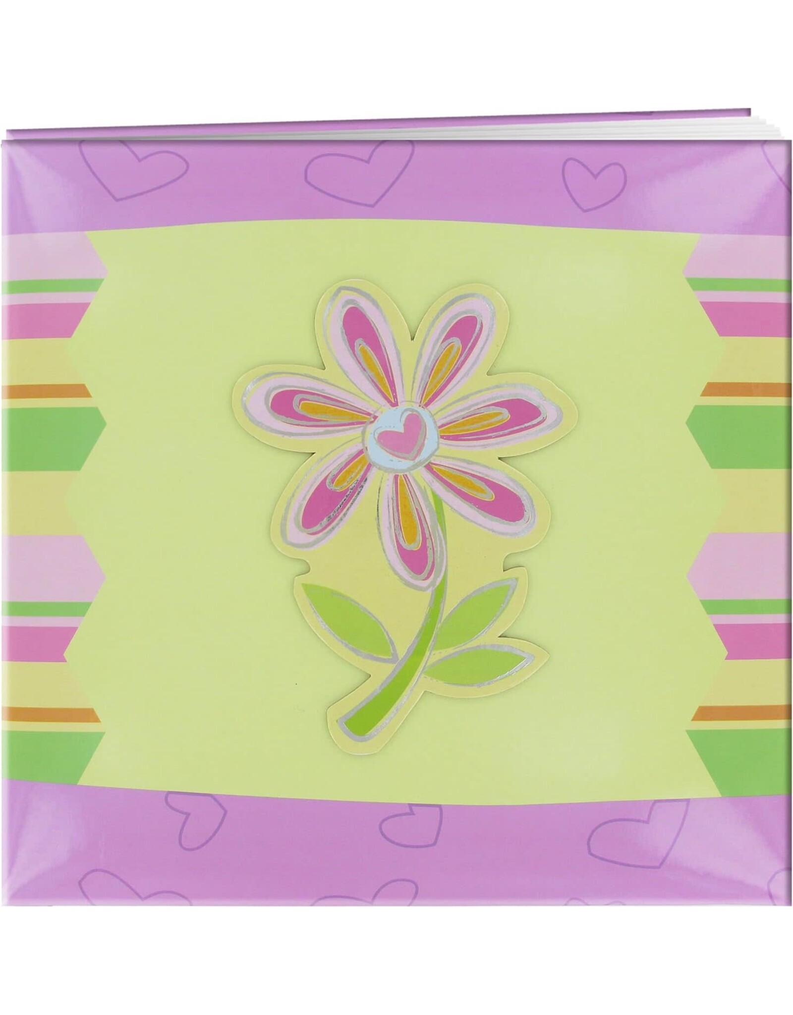 PIONEER PIONEER 3D APPLIQUE FLEUR RAYÉE POST BOUND 12x12 ALBUM