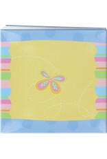 PIONEER PIONEER 3D APPLIQUE PAPILLON RAYÉ POST BOUND 12x12 ALBUM