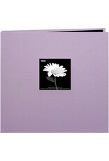 PIONEER PIONEER FABRIC MEMORY BOOK MISTY LILAC POST-BOUND 12x12 ALBUM WITH WINDOW