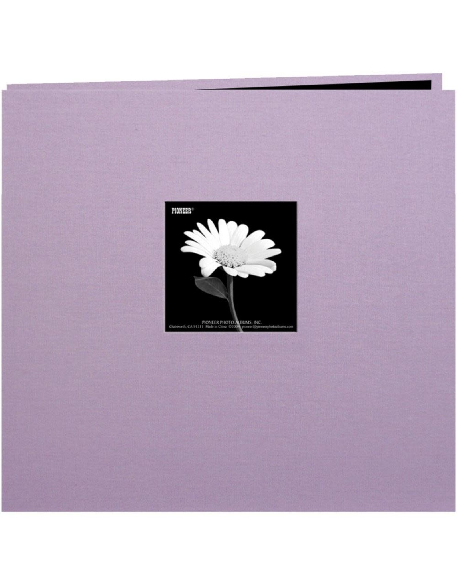 PIONEER PIONEER FABRIC MEMORY BOOK LILAC BRUMEUX RELIURE À VIS 12x12 ALBUM AVEC FENÊTRE