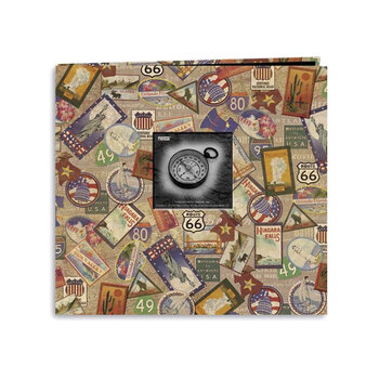 PIONEER PIONEER AUTOCOLLANTS DE VOYAGE RELIURE À VIS 12x12 ALBUM AVEC FENÊTRE