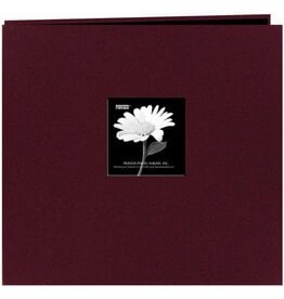 PIONEER PIONEER FABRIC MEMORY BOOK SWEET PLUM POST-BOUND 12x12 ALBUM WITH WINDOW