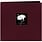 PIONEER PIONEER FABRIC MEMORY BOOK SWEET PLUM POST-BOUND 12x12 ALBUM WITH WINDOW