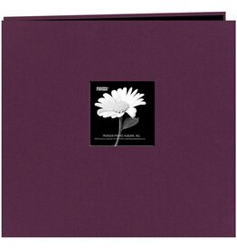 PIONEER PIONEER FABRIC MEMORY BOOK WILDBERRY PURPLE POST-BOUND 12x12 ALBUM WITH WINDOW