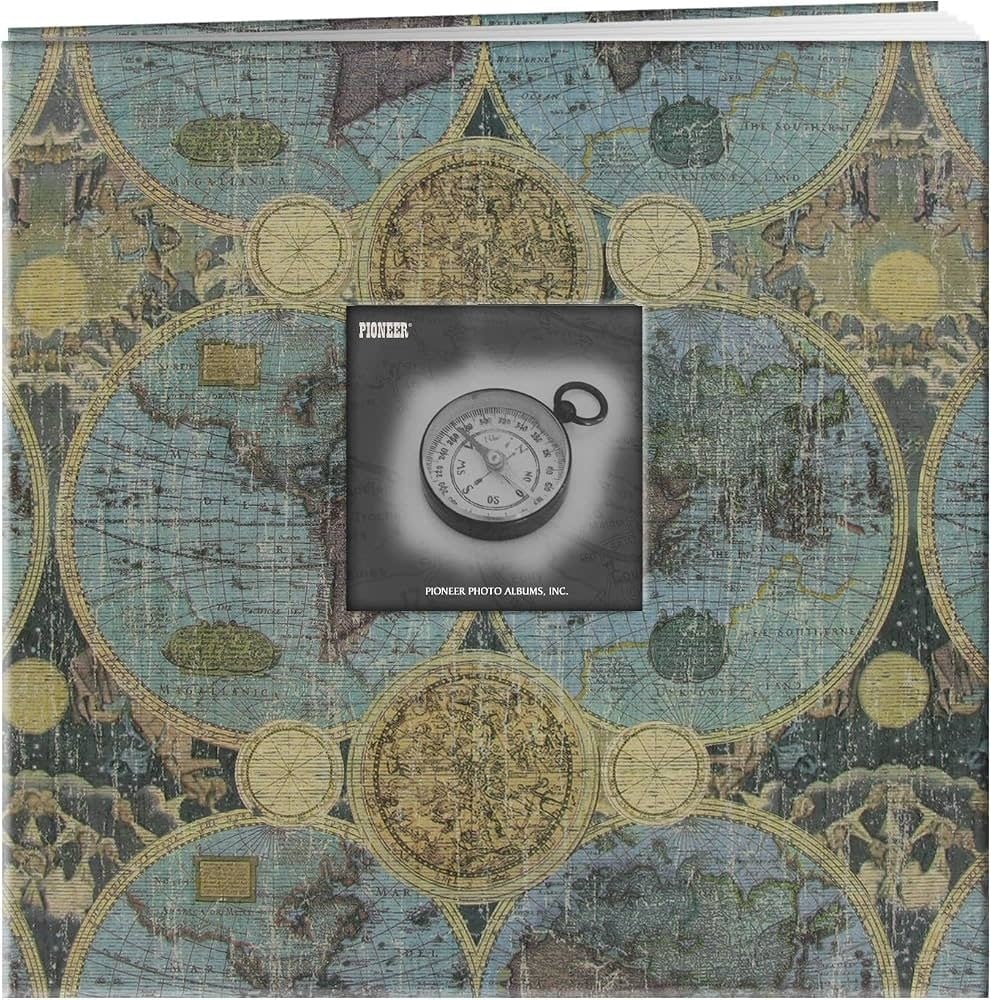 PIONEER PIONEER GLOBES POST BOUND 12x12 ALBUM WITH WINDOW