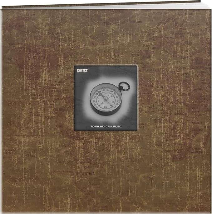PIONEER PIONEER WORLD MAP POST BOUND 12x12 ALBUM WITH WINDOW