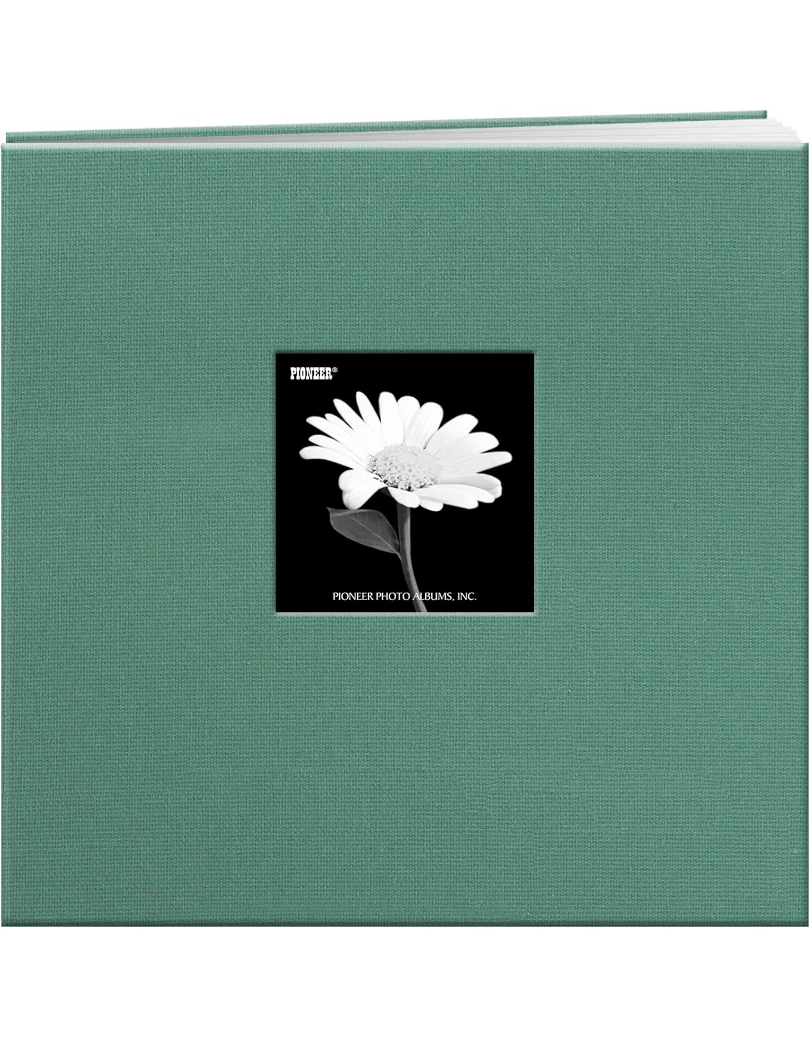 PIONEER PIONEER FABRIC MEMORY BOOK TRANQUIL AQUA POST-BOUND 12x12 ALBUM WITH WINDOW