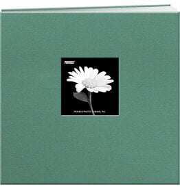 PIONEER PIONEER FABRIC MEMORY BOOK TRANQUIL AQUA POST-BOUND 12x12 ALBUM WITH WINDOW