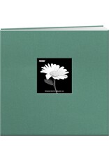 PIONEER PIONEER FABRIC MEMORY BOOK TRANQUIL AQUA POST-BOUND 12x12 ALBUM WITH WINDOW