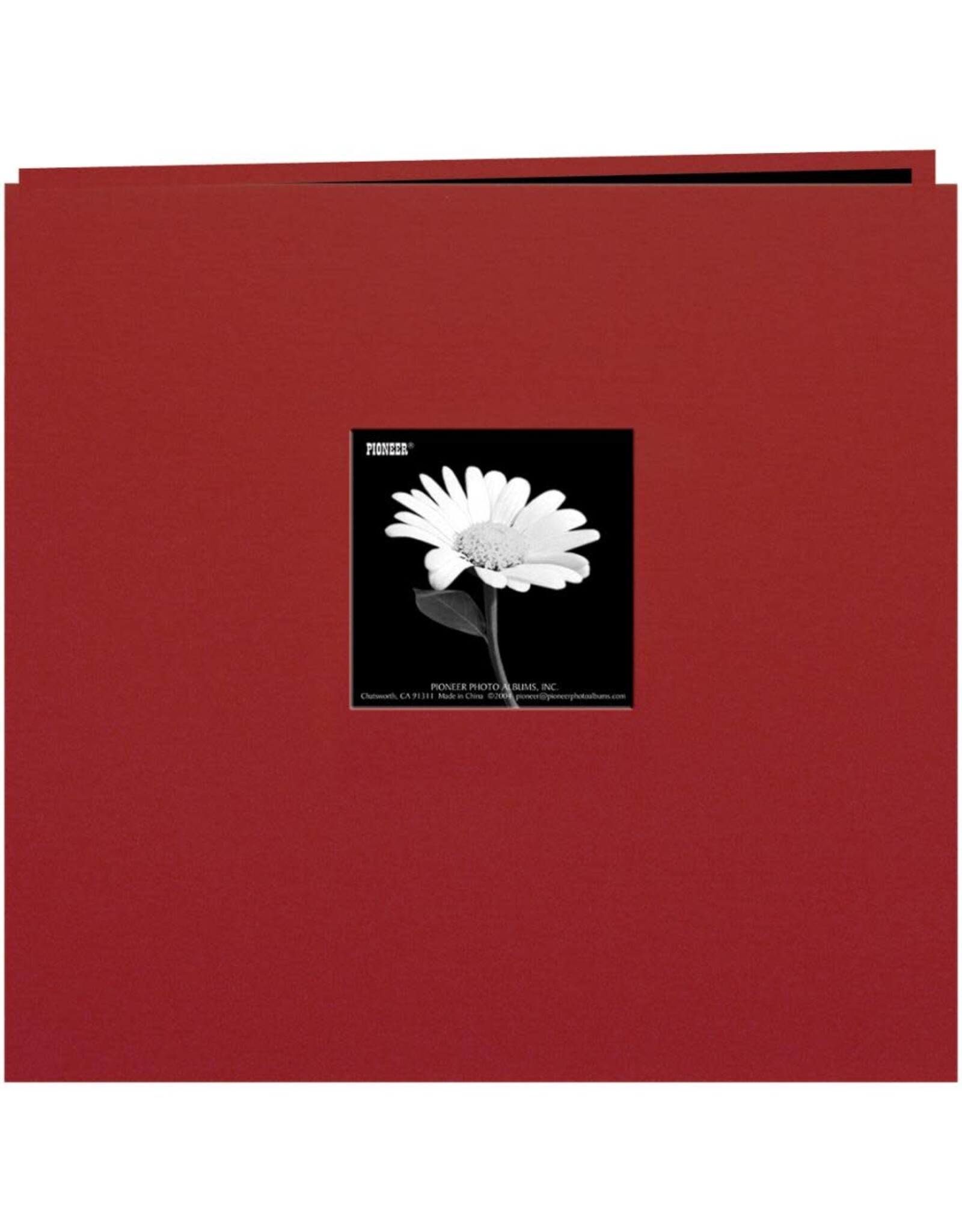 PIONEER PIONEER FABRIC MEMORY BOOK CHAMPION BOURGOGNE RELIURE À VIS 12x12 ALBUM AVEC FENÊTRE