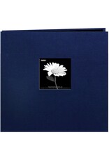 PIONEER PIONEER FABRIC MEMORY BOOK REGAL NAVY POST-BOUND 12x12 ALBUM WITH WINDOW