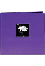 PIONEER PIONEER FABRIC MEMORY BOOK GRAPE PURPLE POST-BOUND 12x12 ALBUM WITH WINDOW