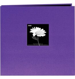 PIONEER PIONEER FABRIC MEMORY BOOK GRAPE PURPLE POST-BOUND 12x12 ALBUM WITH WINDOW