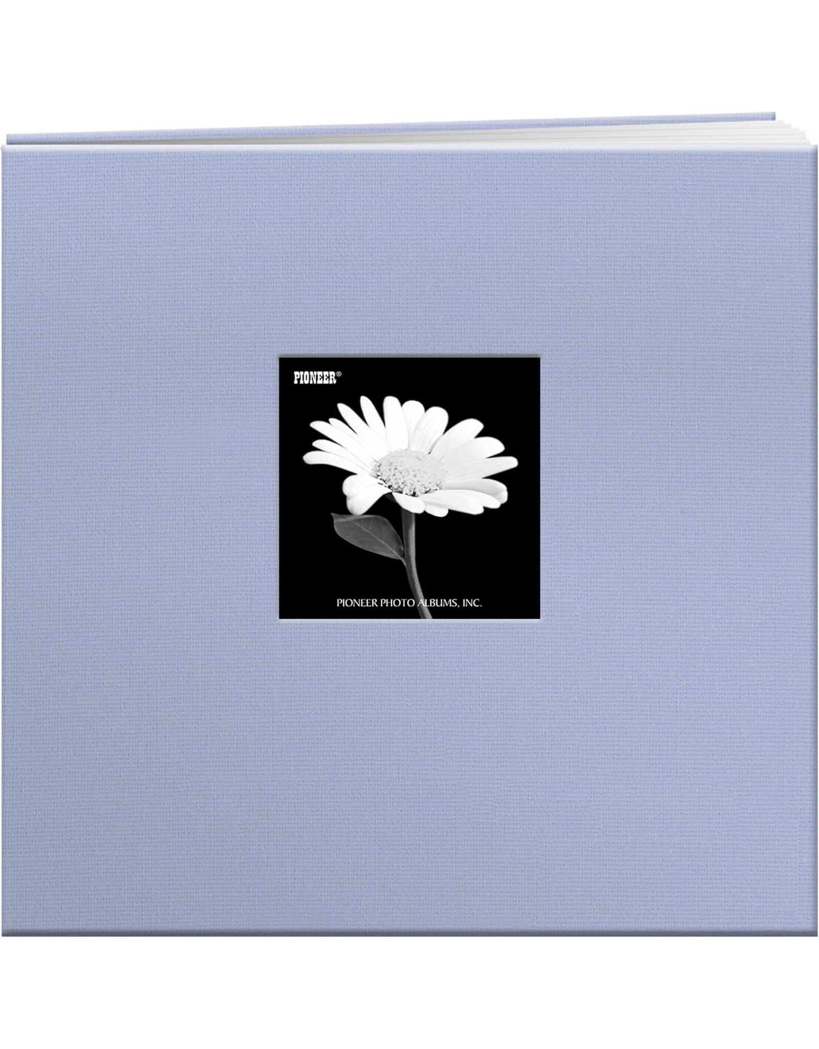 PIONEER PIONEER BOOK CLOTH COVER HEAVENLY BLUE 12x12 POST BOUND ALBUM WITH WINDOW