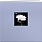 PIONEER PIONEER BOOK CLOTH COVER HEAVENLY BLUE 12x12 POST BOUND ALBUM WITH WINDOW