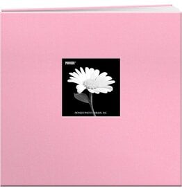 PIONEER PIONEER BOOK CLOTH COVER DREAMY PINK 12x12 POST BOUND ALBUM WITH WINDOW