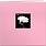 PIONEER PIONEER BOOK CLOTH COVER DREAMY PINK 12x12 POST BOUND ALBUM WITH WINDOW