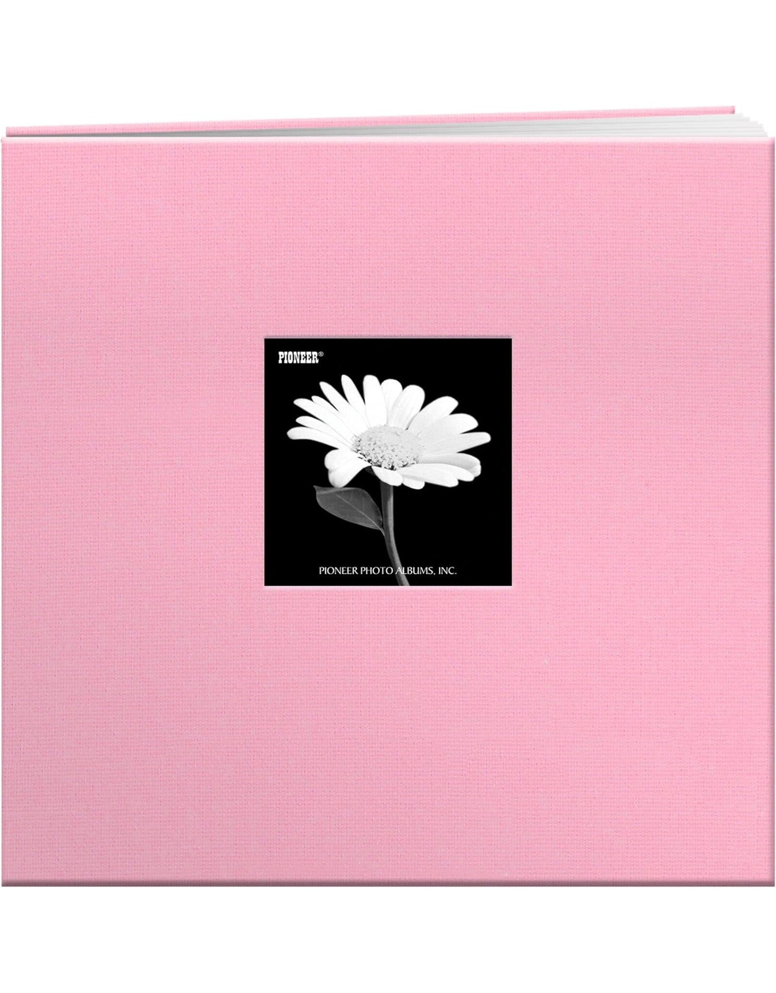 PIONEER PIONEER BOOK CLOTH COVER DREAMY PINK 12x12 POST BOUND ALBUM WITH WINDOW