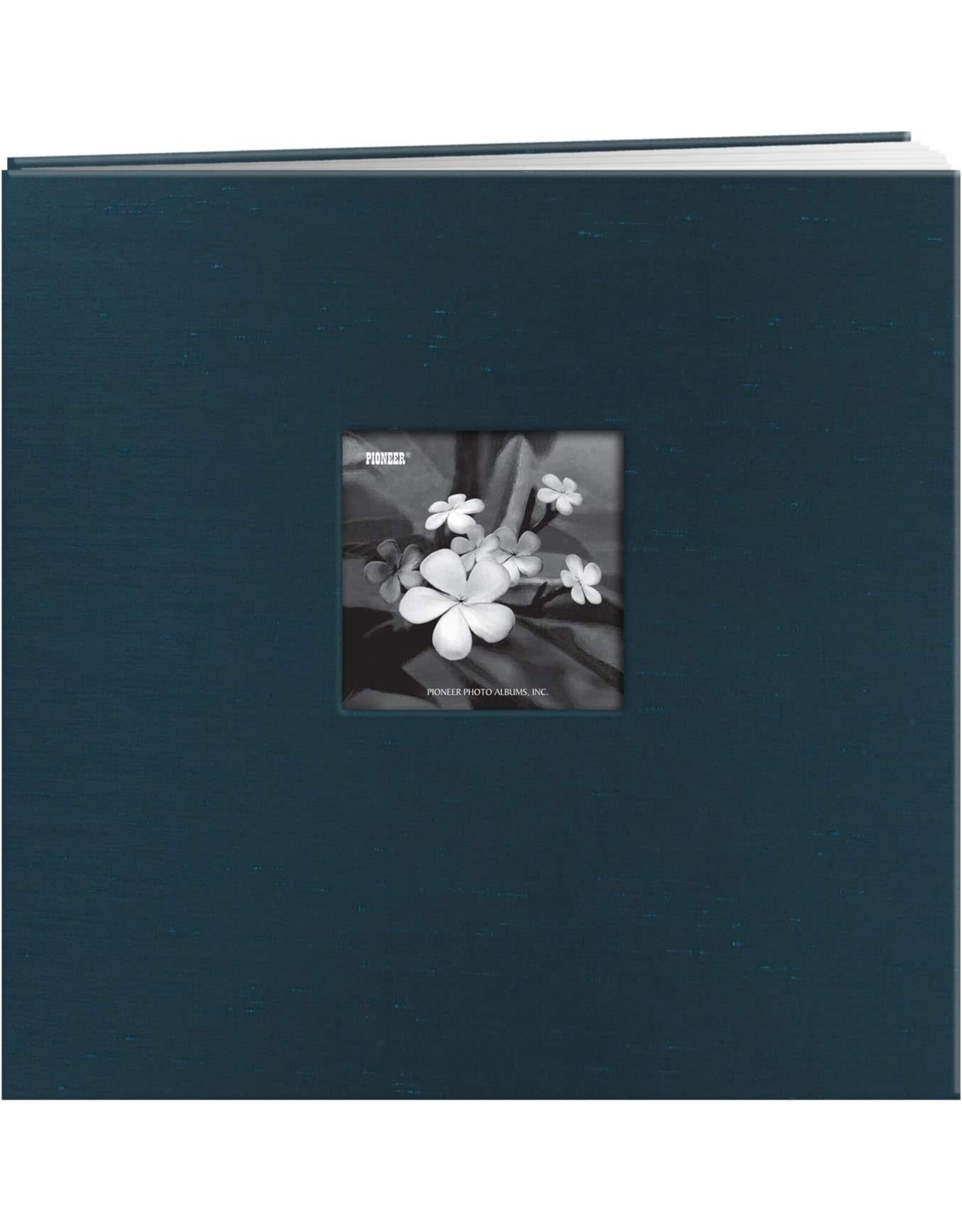 PIONEER PIONEER SOIE FABRIC FRAME LAGUNE RELIURE À VIS 12x12 ALBUM AVEC FENÊTRE