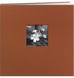 PIONEER PIONEER SOIE FABRIC FRAME CUIVRE RELIURE À VIS 12x12 ALBUM AVEC FENÊTRE