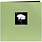PIONEER PIONEER FABRIC MEMORY BOOK SAGE GREEN POST-BOUND 12x12 ALBUM WITH WINDOW