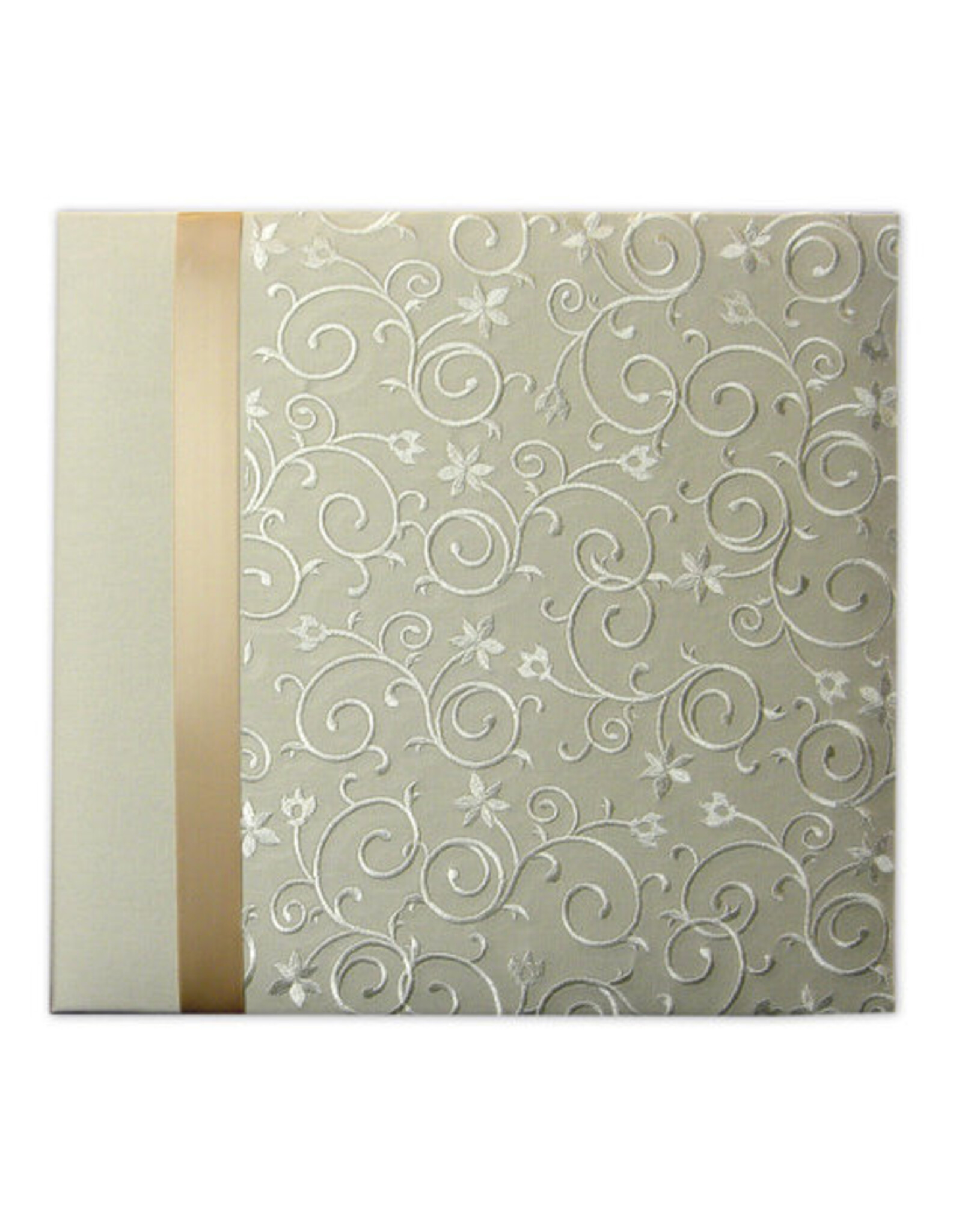 PIONEER PIONEER RIBBON SCROLL EMBROIDERY FABRIC POST BOUND 12x12 ALBUM