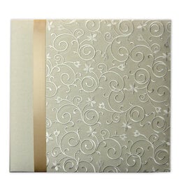 PIONEER PIONEER RIBBON SCROLL EMBROIDERY FABRIC POST BOUND 12x12 ALBUM