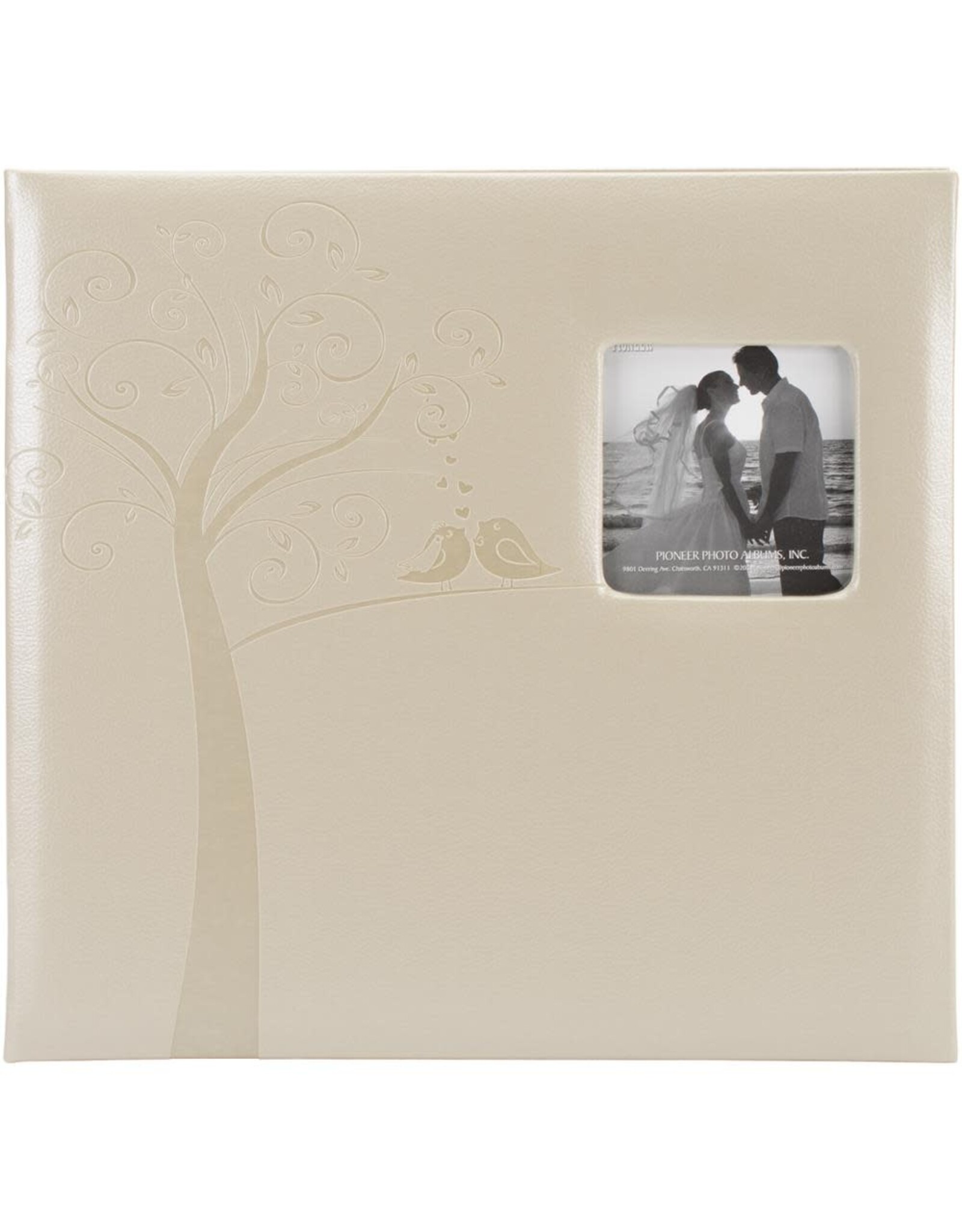 PIONEER PIONEER TREE EMBOSSED WEDDING 12x12 POST-BOUND ALBUM WITH WINDOW