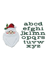 SIZZIX SIZZIX TIM HOLTZ THINLITS "VAULT" LETTRE AU PÈRE NOËL ENSEMBLE DE MATRICES DE DÉCOUPE