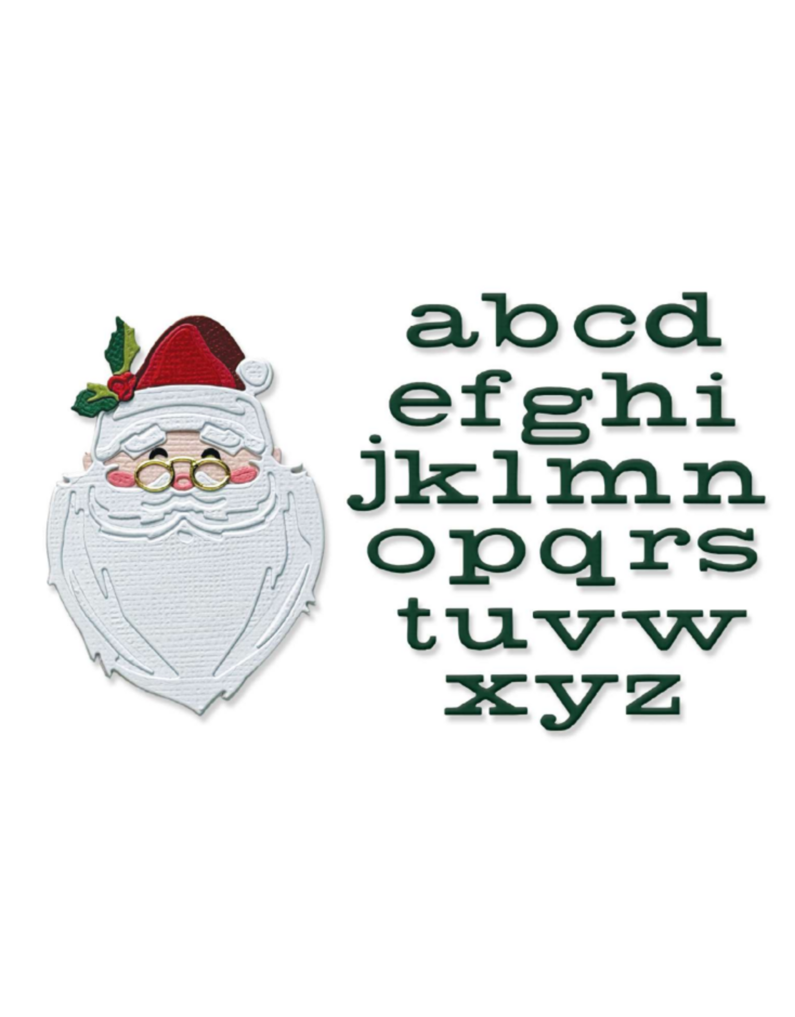 SIZZIX SIZZIX TIM HOLTZ THINLITS "VAULT" LETTRE AU PÈRE NOËL ENSEMBLE DE MATRICES DE DÉCOUPE