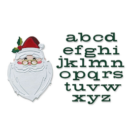 SIZZIX SIZZIX TIM HOLTZ THINLITS "VAULT" LETTRE AU PÈRE NOËL ENSEMBLE DE MATRICES DE DÉCOUPE