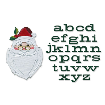 SIZZIX SIZZIX TIM HOLTZ THINLITS "VAULT" LETTRE AU PÈRE NOËL ENSEMBLE DE MATRICES DE DÉCOUPE