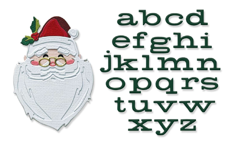 SIZZIX SIZZIX TIM HOLTZ THINLITS VAULT LETTER TO SANTA DIE SET