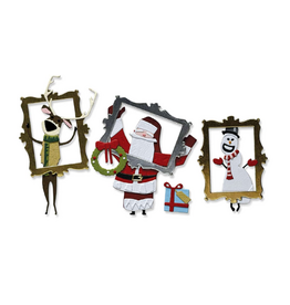 SIZZIX SIZZIX TIM HOLTZ THINLITS VAULT PAPERCUT CHRISTMAS DIE SET