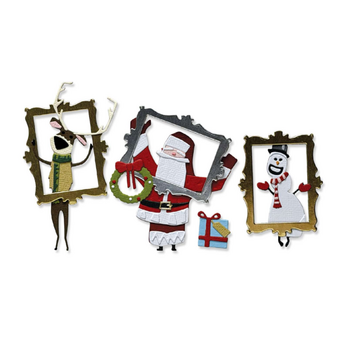 SIZZIX SIZZIX TIM HOLTZ THINLITS VAULT PAPERCUT CHRISTMAS DIE SET