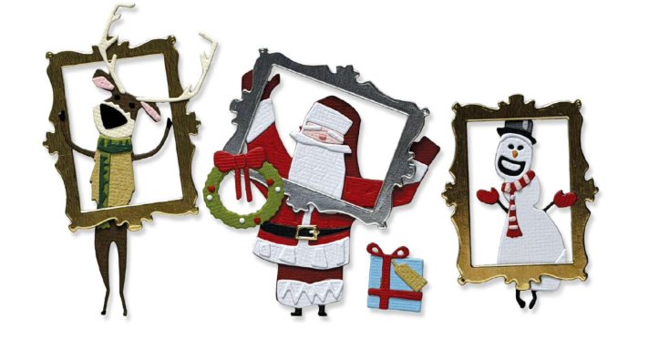 SIZZIX SIZZIX TIM HOLTZ THINLITS VAULT PAPERCUT CHRISTMAS DIE SET