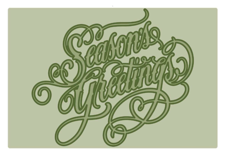 SIZZIX SIZZIX TIM HOLTZ MULTI-LEVEL TEXTURE FADES VAULT SEASONS GREETINGS A6 EMBOSSING FOLDER