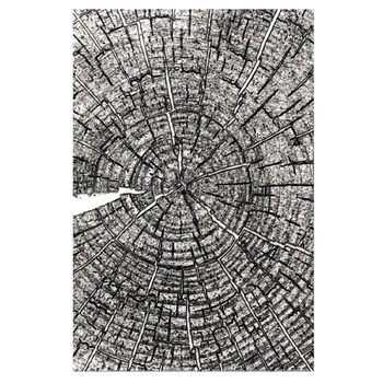 SIZZIX SIZZIX TIM HOLTZ 3D TEXTURE FADES CERNES DE CROISSANCE GRAND DOSSIER À GAUFRAGE A5