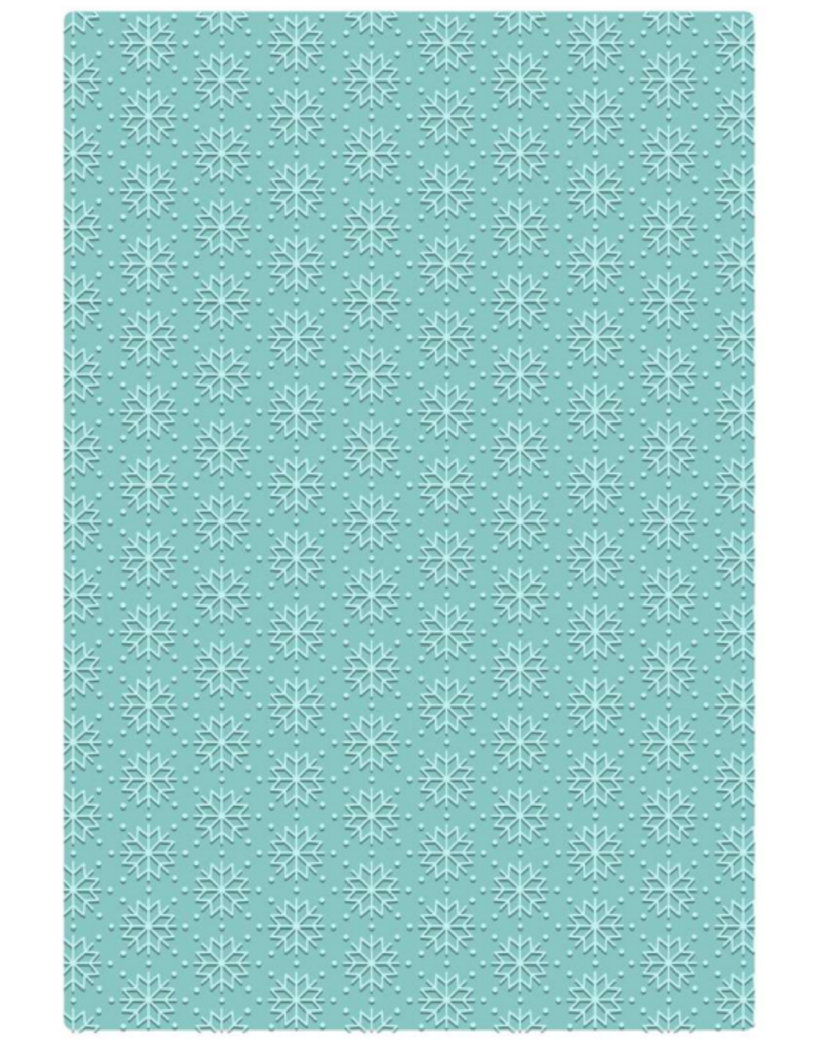 SIZZIX SIZZIX TIM HOLTZ 2D TEXTURE FADES "VAULT" FLOCONS DE NEIGE #3 GRAND DOSSIER À GAUFRAGE A5