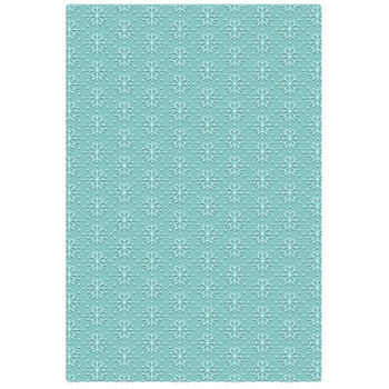SIZZIX SIZZIX TIM HOLTZ 2D TEXTURE FADES "VAULT" FLOCONS DE NEIGE #3 GRAND DOSSIER À GAUFRAGE A5
