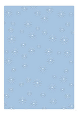 SIZZIX SIZZIX TIM HOLTZ 2D TEXTURE FADES VAULT SPARKLE STARS LARGE A5 EMBOSSING FOLDER
