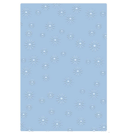 SIZZIX SIZZIX TIM HOLTZ 2D TEXTURE FADES "VAULT" ÉTOILES SCINTILLANTES GRAND DOSSIER À GAUFRAGE A5