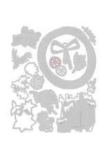 SIZZIX SIZZIX TIM HOLTZ THINLITS "VAULT" COURONNE FESTIVE ENSEMBLE DE MATRICES DE DÉCOUPE
