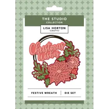 LISA HORTON CRAFTS LISA HORTON CRAFTS FESTIVE WREATH DIE SET