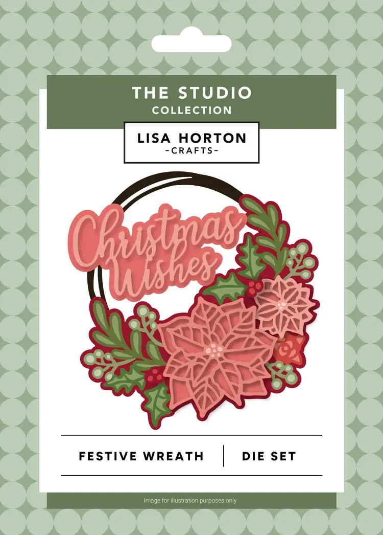 LISA HORTON CRAFTS LISA HORTON CRAFTS FESTIVE WREATH DIE SET