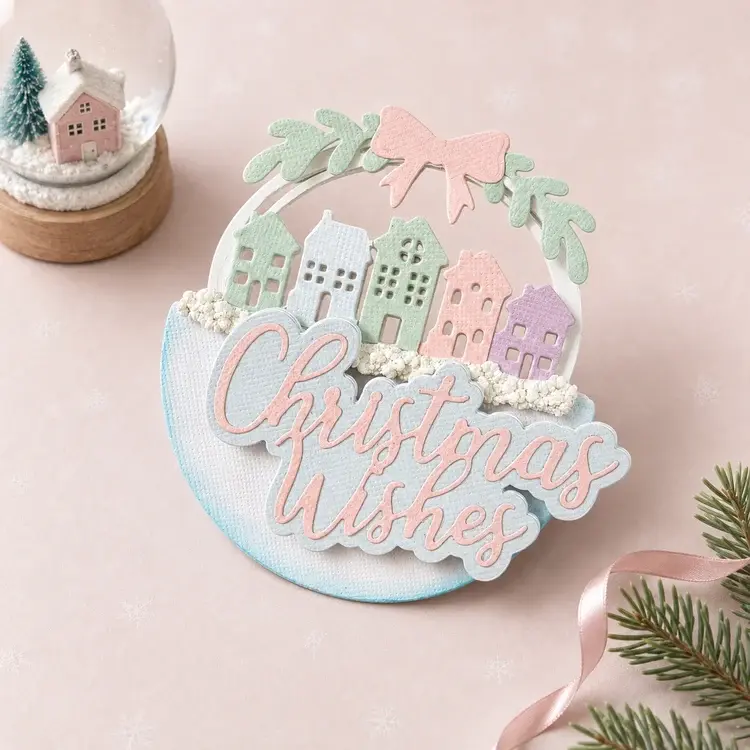 LISA HORTON CRAFTS LISA HORTON CRAFTS FESTIVE WREATH DIE SET
