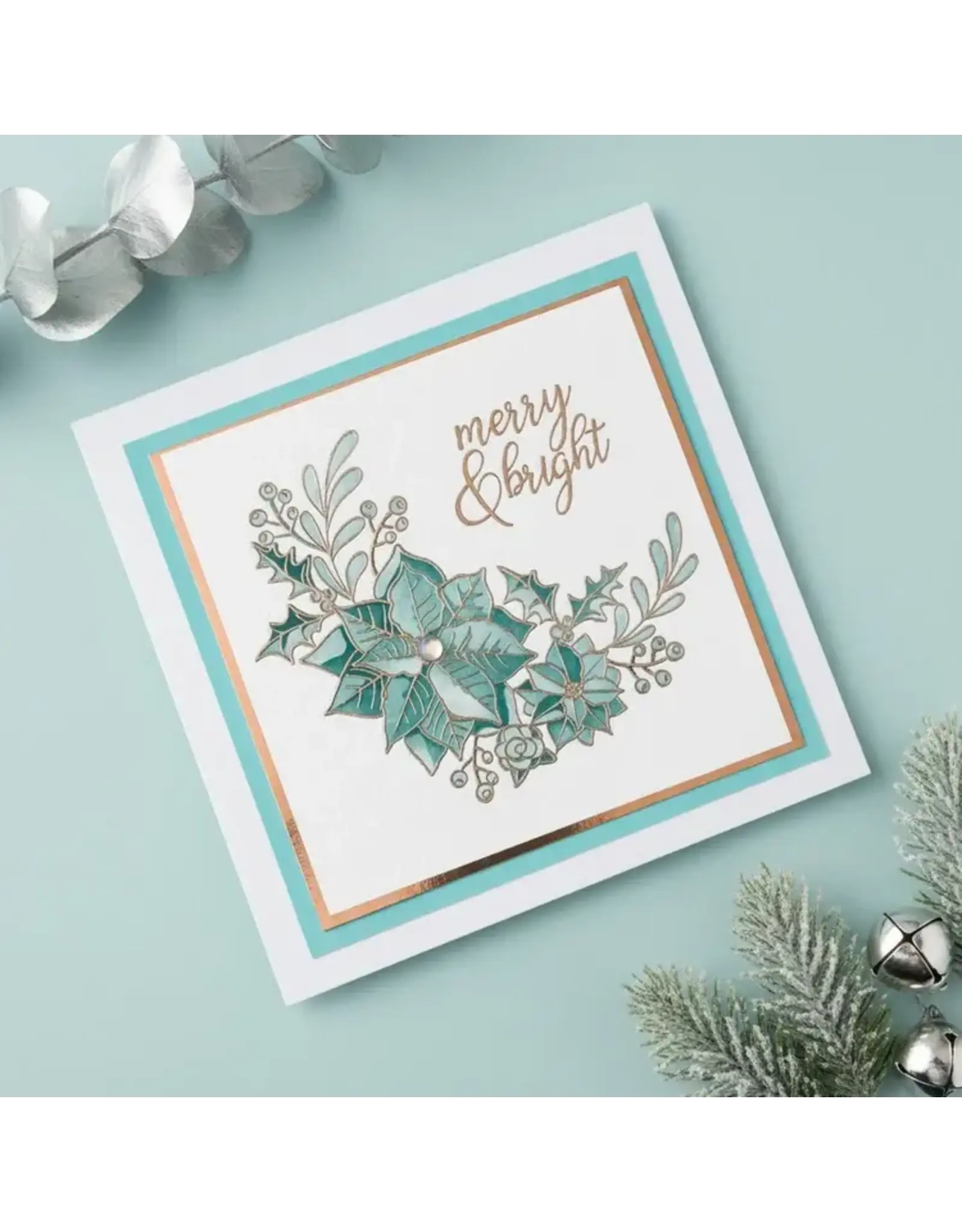 LISA HORTON CRAFTS LISA HORTON CRAFTS FESTIVE WREATH CLEAR STAMP SET